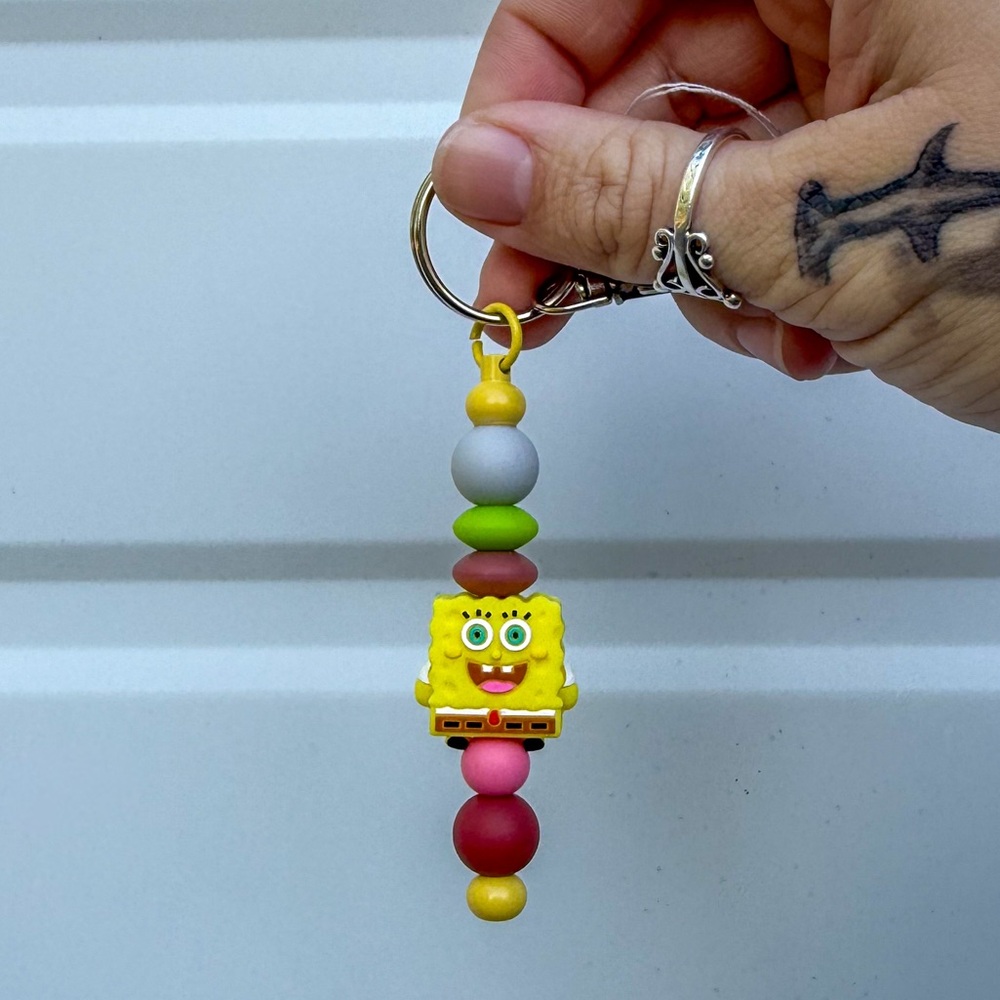 Colorful SpongeBob Keychain